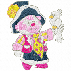 Joker Clowns Embroidery Design 11 Joker Clowns Embroidery Design 11
